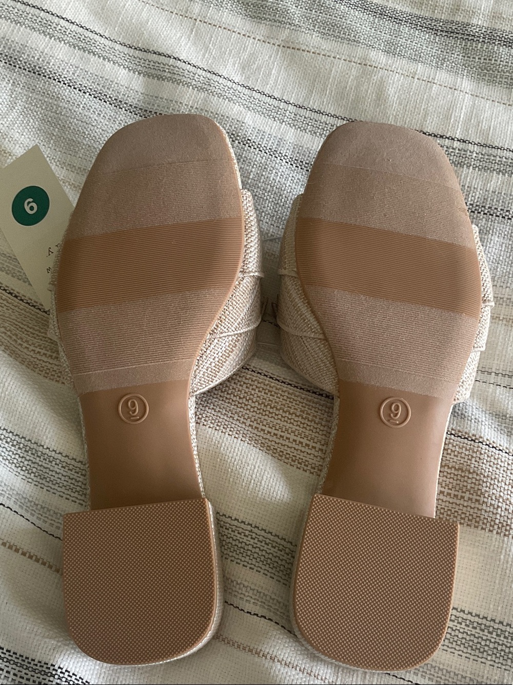 a new day Neutral Beige Ruffle Slide Mules - Picture 5 of 7